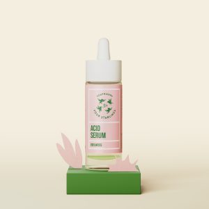 Rūgštinis veido serumas „Edelveisas“ – 30 ml.