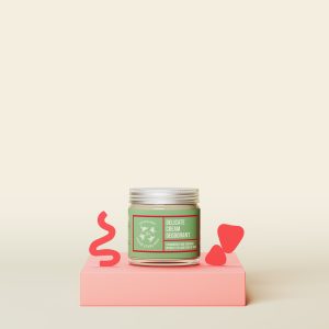 Natūralus dezodoruojantis kremas – 'Braškė ir verbena"  – 60 ml.